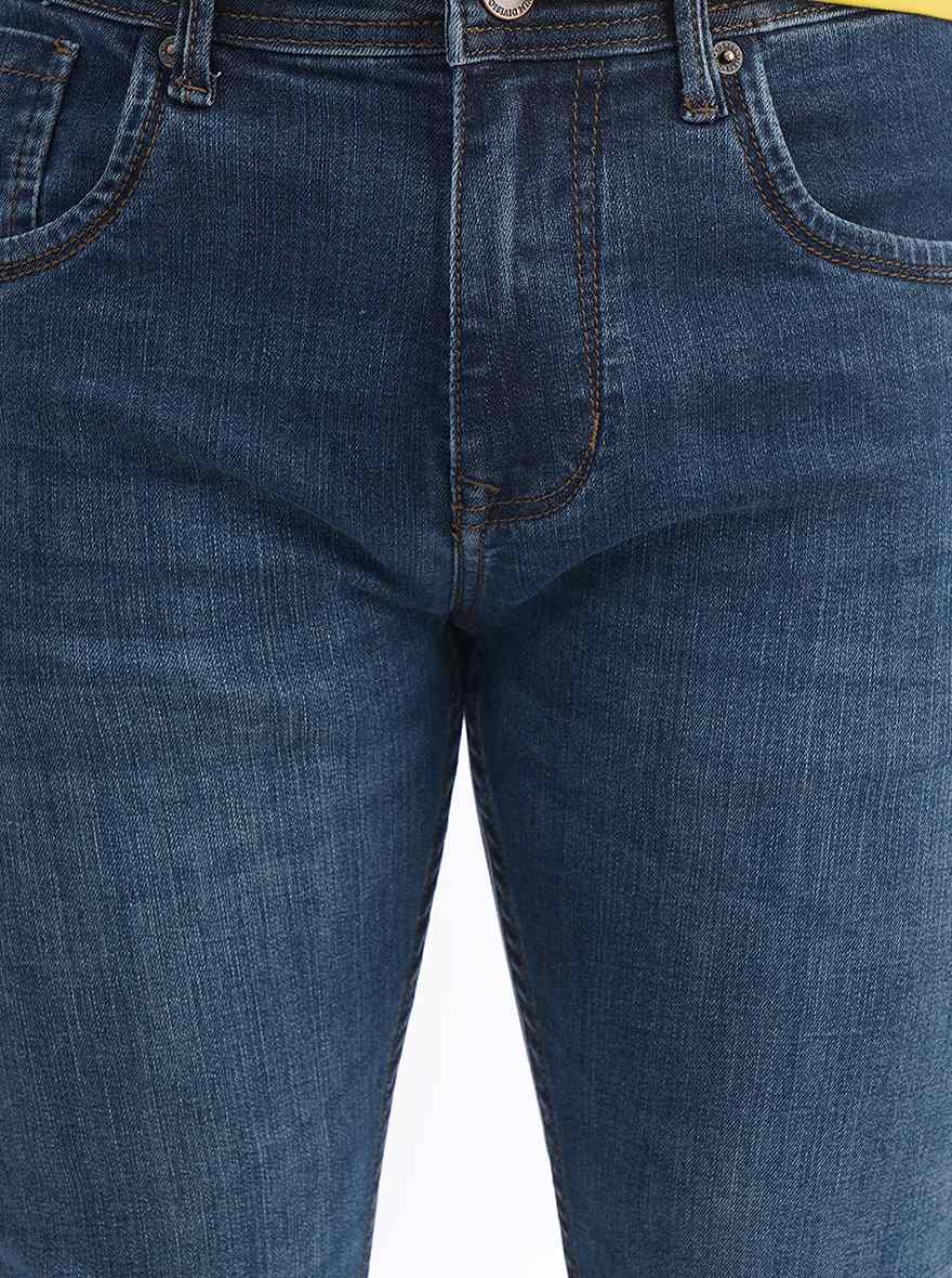 Blue Washed Urban Fit Jeans | Greenfibre