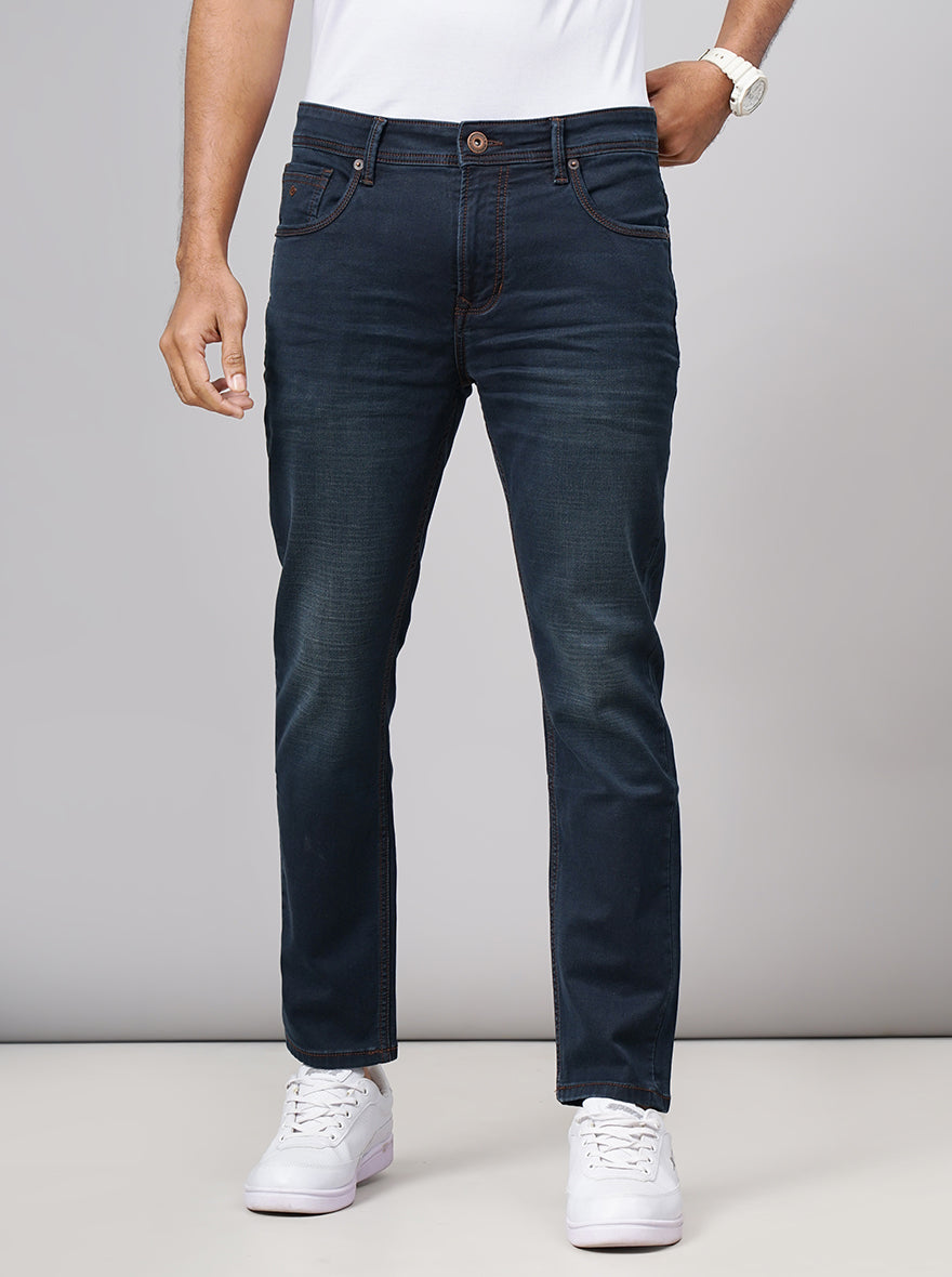 Mid Night Blue Washed Urban Fit Jeans Greenfibre