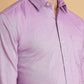 Pink Solid Smart Fit Semi Casual Shirt | Greenfibre