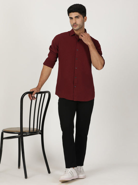 Jet Black Solid Slim Fit Jeans | Greenfibre