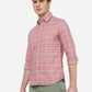 Slate Rose Checked Slim Fit Casual Shirt | Greenfibre