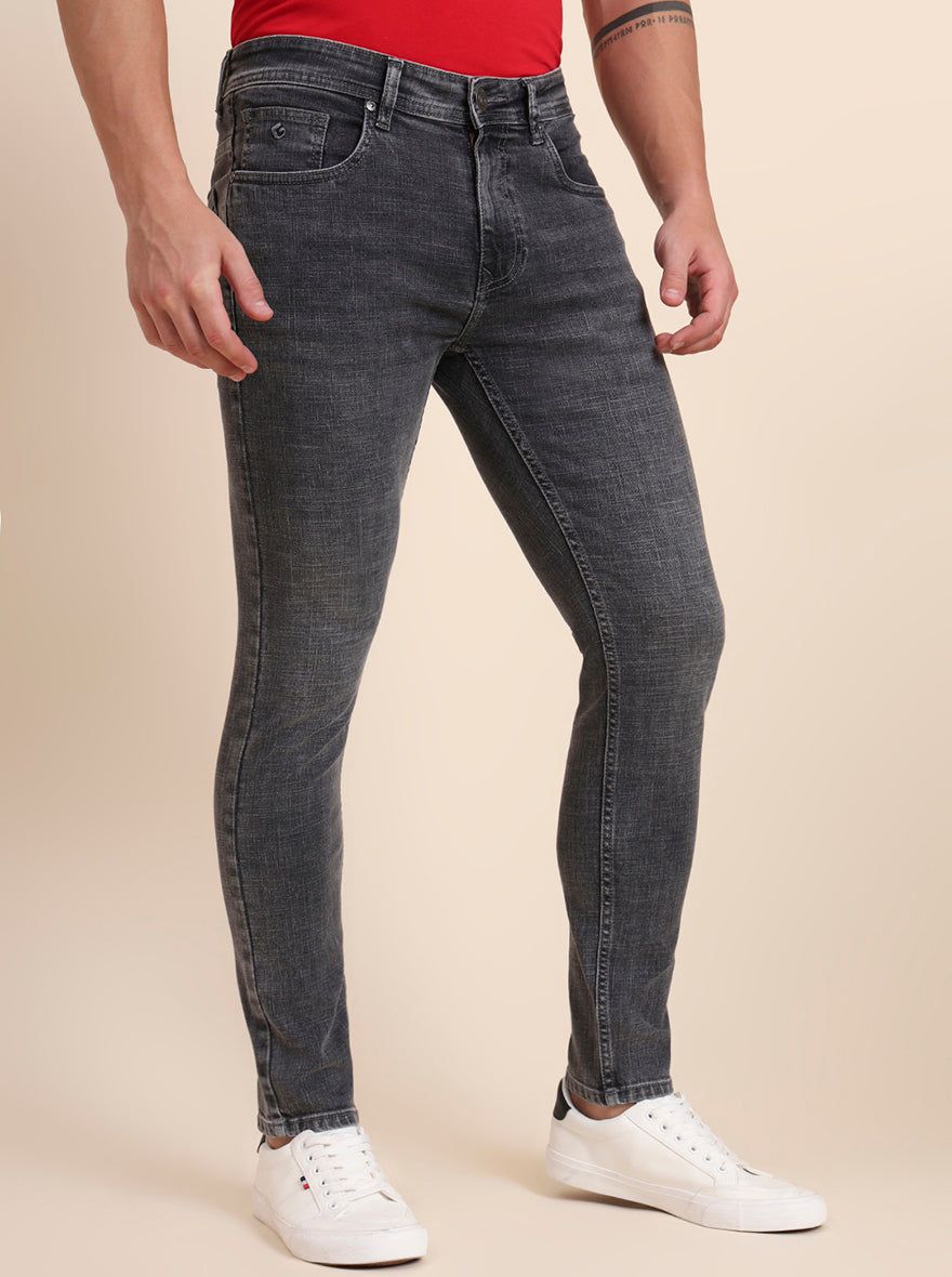 Grey Washed Urban Fit Jeans | Greenfibre