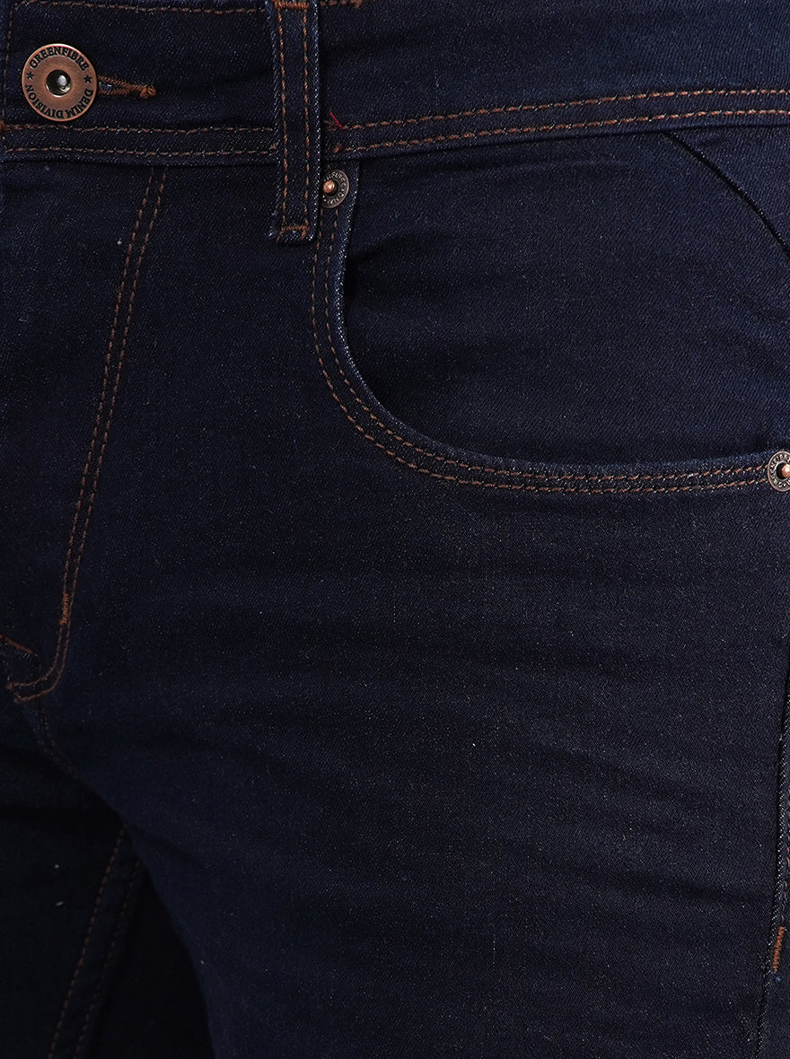 Raw Blue Washed Narrow Fit Jeans | Greenfibre