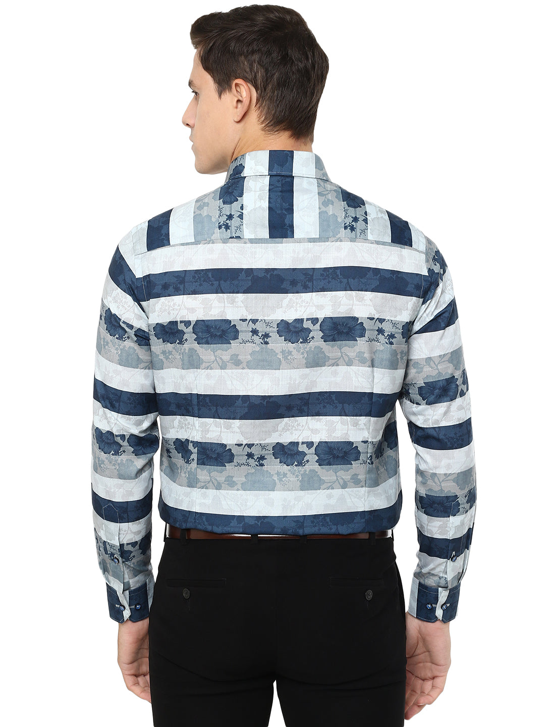 Multicolor Printed Slim Fit Party Wear Shirt | Greenfibre