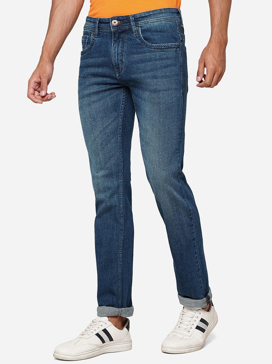 River Blue Washed Narrow Fit Jeans | Greenfibre