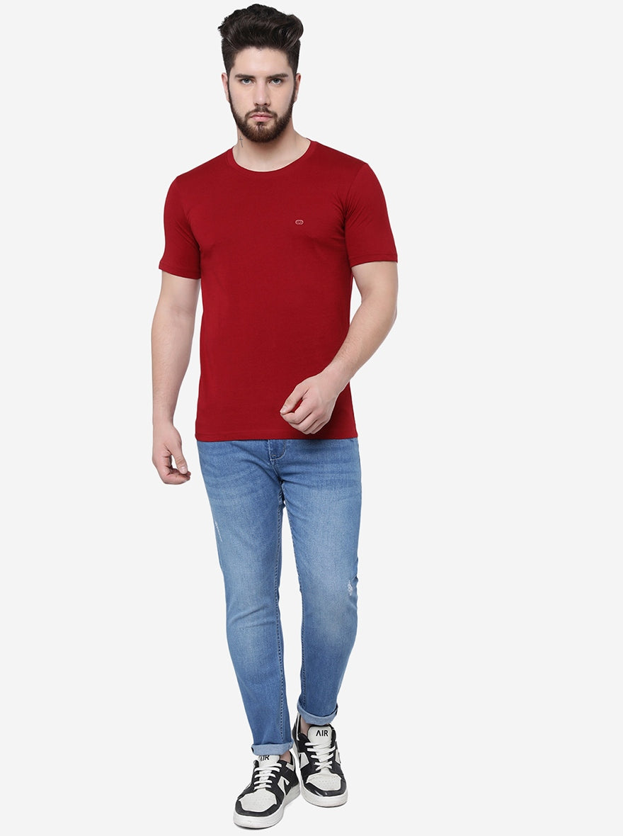 River Blue Solid Urban Fit Jeans | Greenfibre