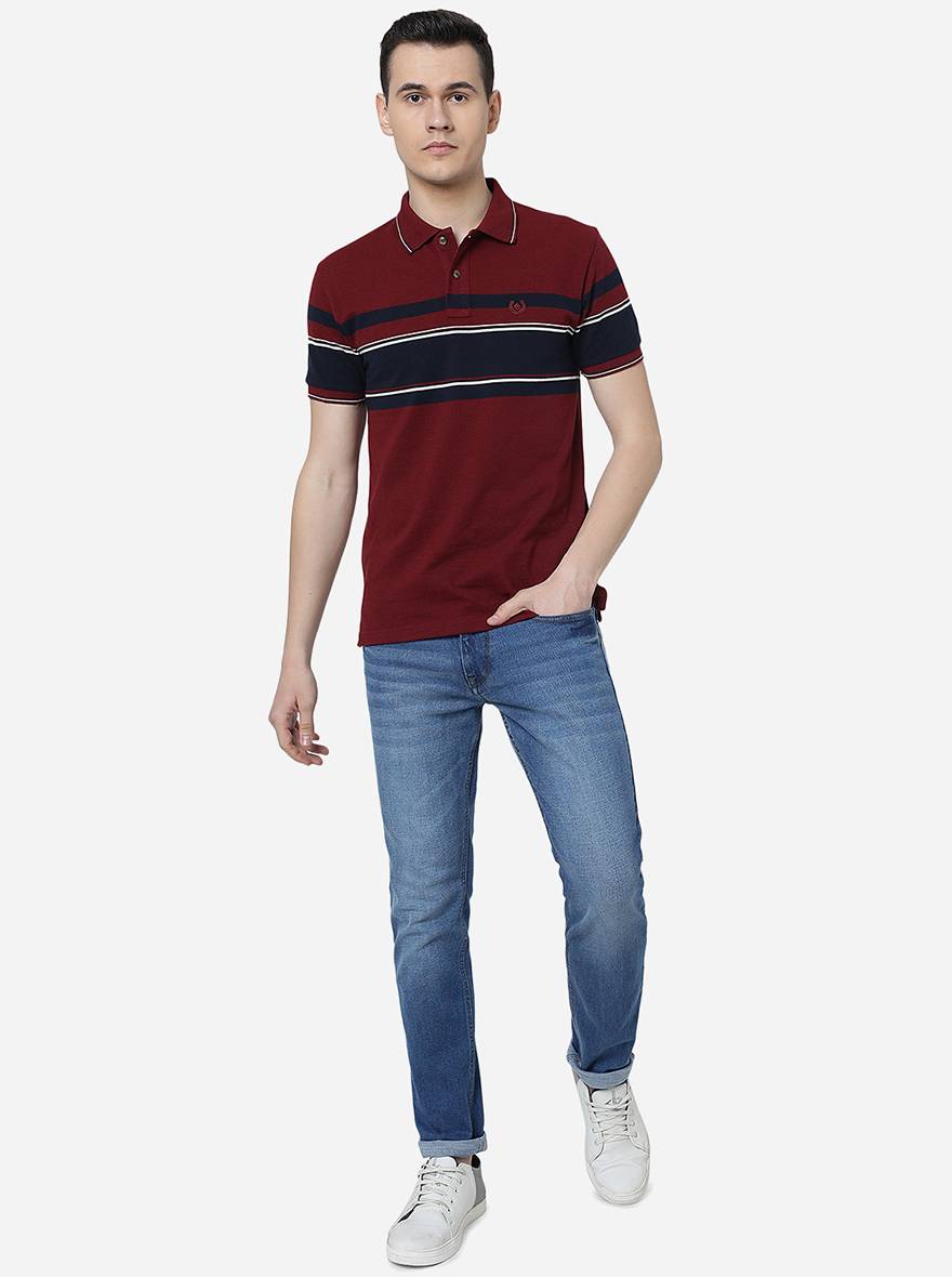 River Blue Washed Slim Fit Jeans | Greenfibre