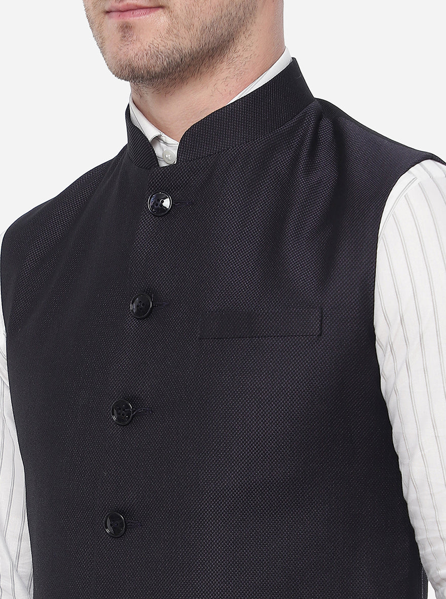 Wine Bandhgala Jacket | Greenfibre