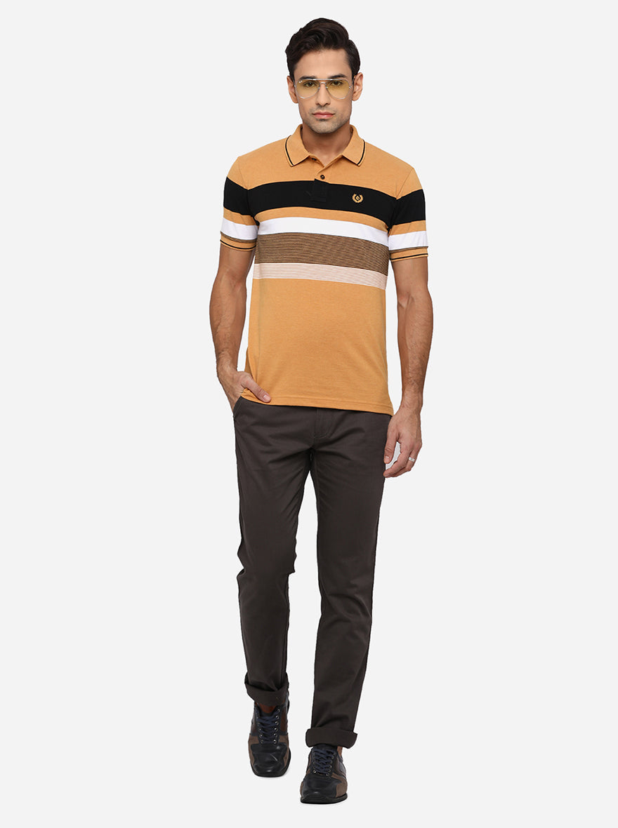 Dark Grey Solid Super Slim Fit Casual Trouser | Greenfibre