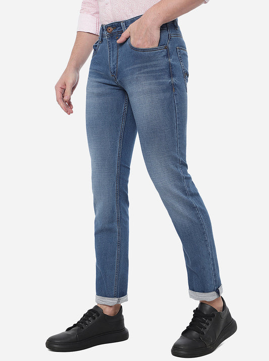 River Blue Washed Narrow Fit Jeans | Greenfibre