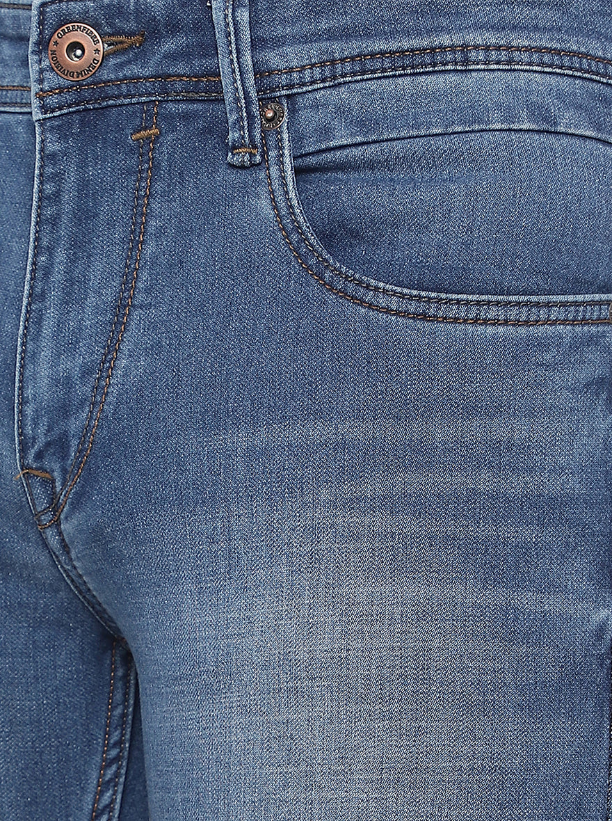 River Blue Washed Narrow Fit Jeans | Greenfibre