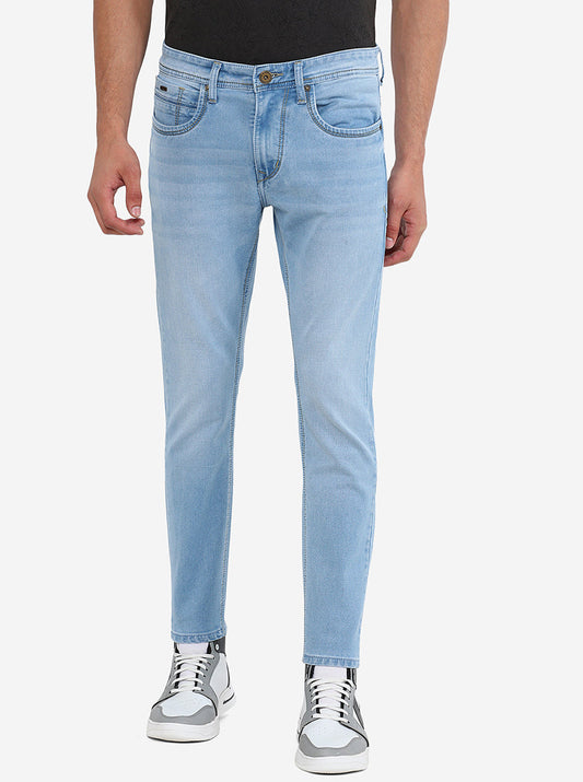 Ice Blue Washed Urban Fit Jeans | Greenfibre