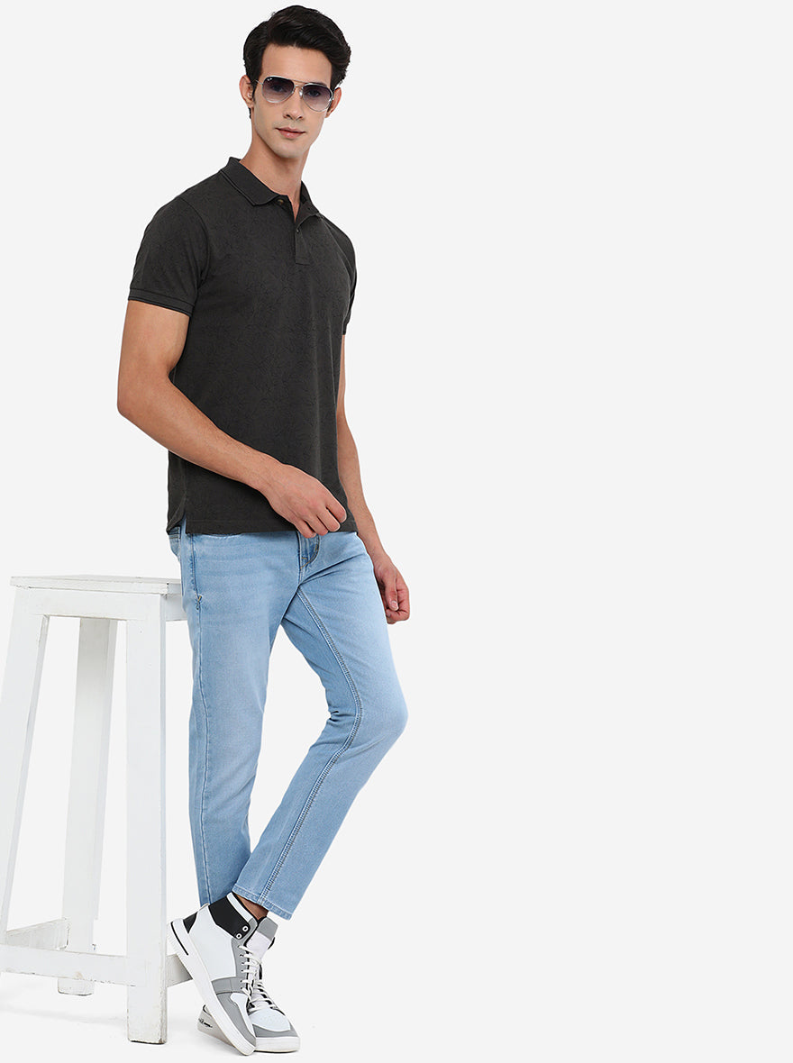 Ice Blue Washed Urban Fit Jeans | Greenfibre