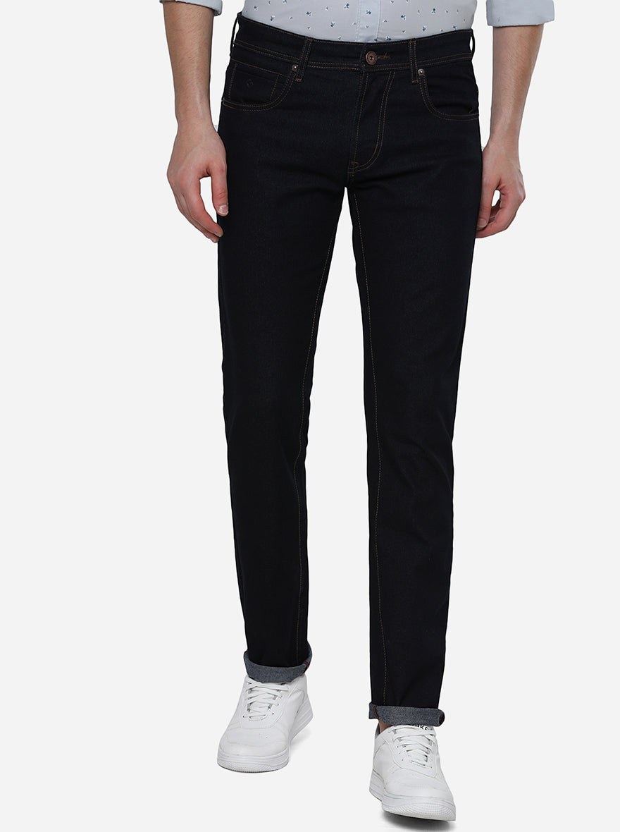 Raw Blue Washed Narrow Fit Jeans | Greenfibre