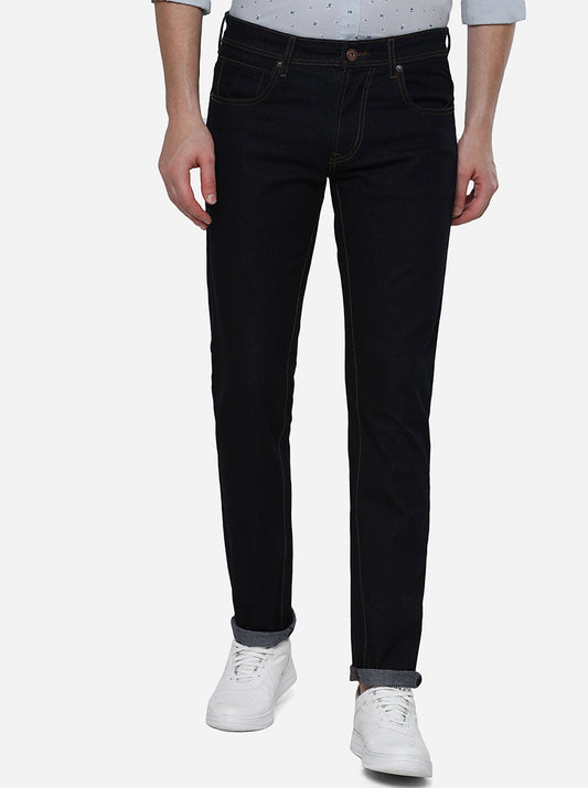 Raw Blue Washed Narrow Fit Jeans | Greenfibre