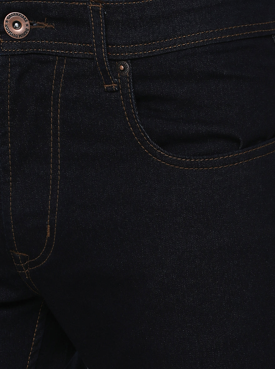 Raw Blue Washed Narrow Fit Jeans | Greenfibre