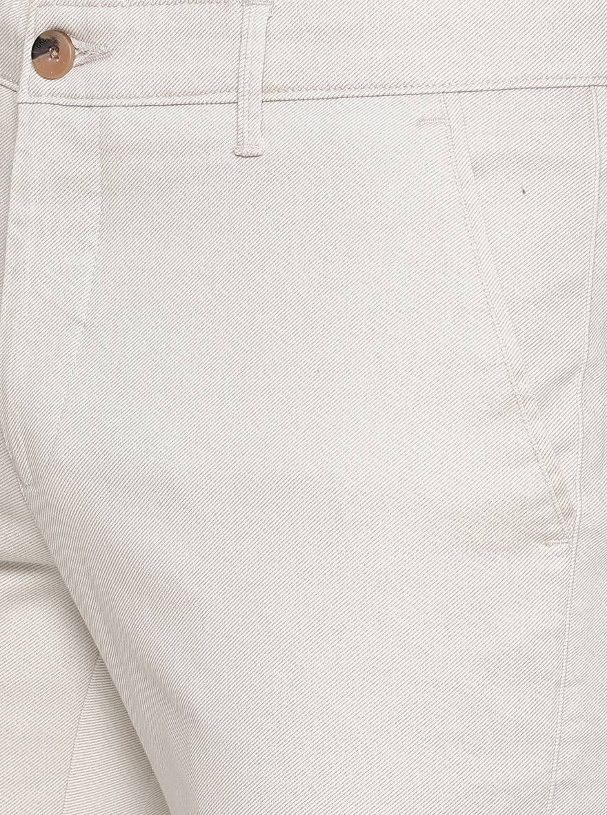 Fawn Solid Super Slim Fit Casual Trouser | Greenfibre