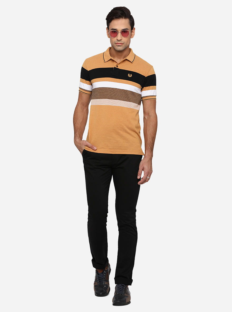 Black Solid Super Slim Fit Casual Trouser | Greenfibre