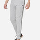 Mid Grey Solid Regular Fit Track Pant | Greenfibre