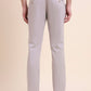 Steel Grey Solid Super Slim Fit Casual Trouser | Greenfibre