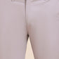Steel Grey Solid Super Slim Fit Casual Trouser | Greenfibre