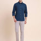 Steel Grey Solid Super Slim Fit Casual Trouser | Greenfibre