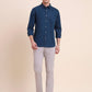 Steel Grey Solid Super Slim Fit Casual Trouser | Greenfibre