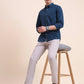 Steel Grey Solid Super Slim Fit Casual Trouser | Greenfibre