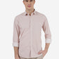 Light Brown Printed Slim Fit Semi Casual Shirt | Greenfibre