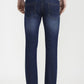 Mid Denim Blue Washed Narrow Fit Jeans | Greenfibre