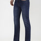 Mid Denim Blue Washed Narrow Fit Jeans | Greenfibre