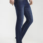 Mid Denim Blue Washed Narrow Fit Jeans | Greenfibre