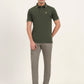 Light Pista Solid Neo Fit Casual Trouser | Greenfibre
