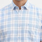 Blue Checked Smart Fit Semi Casual Shirt | Greenfibre
