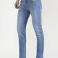 Light Blue Solid Narrow Fit Jeans | Greenfibre