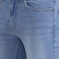 Light Blue Solid Narrow Fit Jeans | Greenfibre