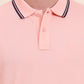 Peach Solid Slim Fit Polo T-Shirt | Greenfibre