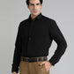 Black Solid Slim Fit Party Wear Shirt | Greenfibre