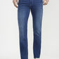 Mid Blue Solid Narrow Fit Jeans | Greenfibre