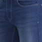 Mid Blue Solid Narrow Fit Jeans | Greenfibre