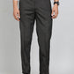 Coffee Brown Checked Slim Fit Formal Trouser | Greenfibre