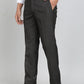 Coffee Brown Checked Slim Fit Formal Trouser | Greenfibre