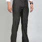 Coffee Brown Checked Slim Fit Formal Trouser | Greenfibre