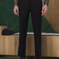 Coffee Brown Solid Slim Fit Formal Trouser | Greenfibre