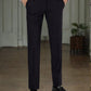 Wine Solid Slim Fit Formal Trouser | Greenfibre