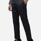 Dark Grey Solid Super Slim fit Formal Trouser | Greenfibre