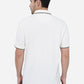 White Solid Slim Fit Polo T-Shirt | Greenfibre