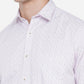 Pink Printed Classic Fit Casual Shirt | Greenfibre