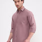 Peach Solid Smart Fit Semi Casual Shirt | Greenfibre
