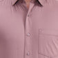 Peach Solid Smart Fit Semi Casual Shirt | Greenfibre